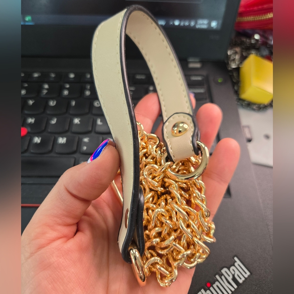 New Chain with Leather as is shown during live - Picture 1 of 1